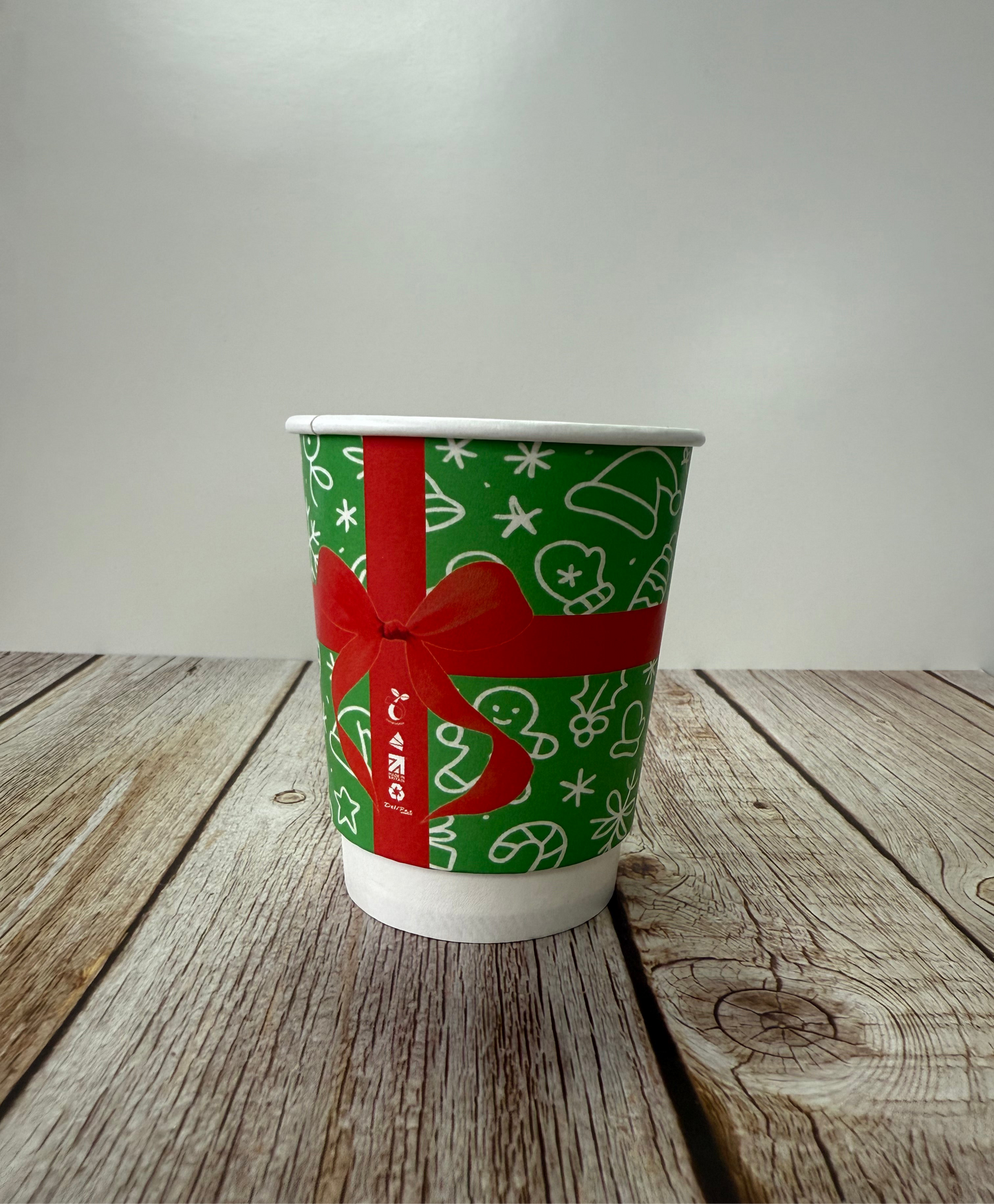 8oz Double Wall Holiday Design