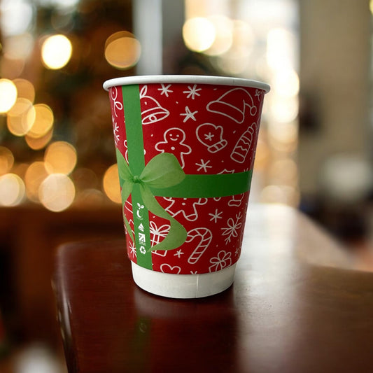 12oz Double Wall Holiday Design